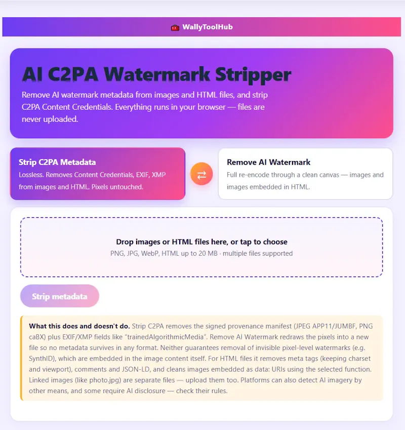 wallytoolhub.com screenshot 1