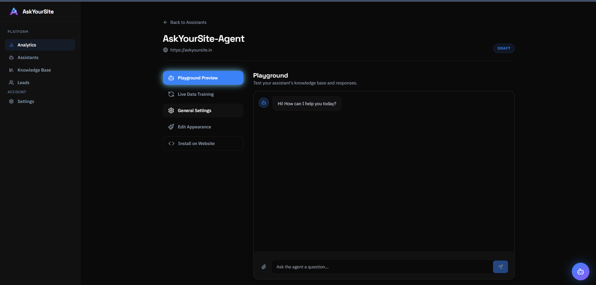 AskYourSite gallery image