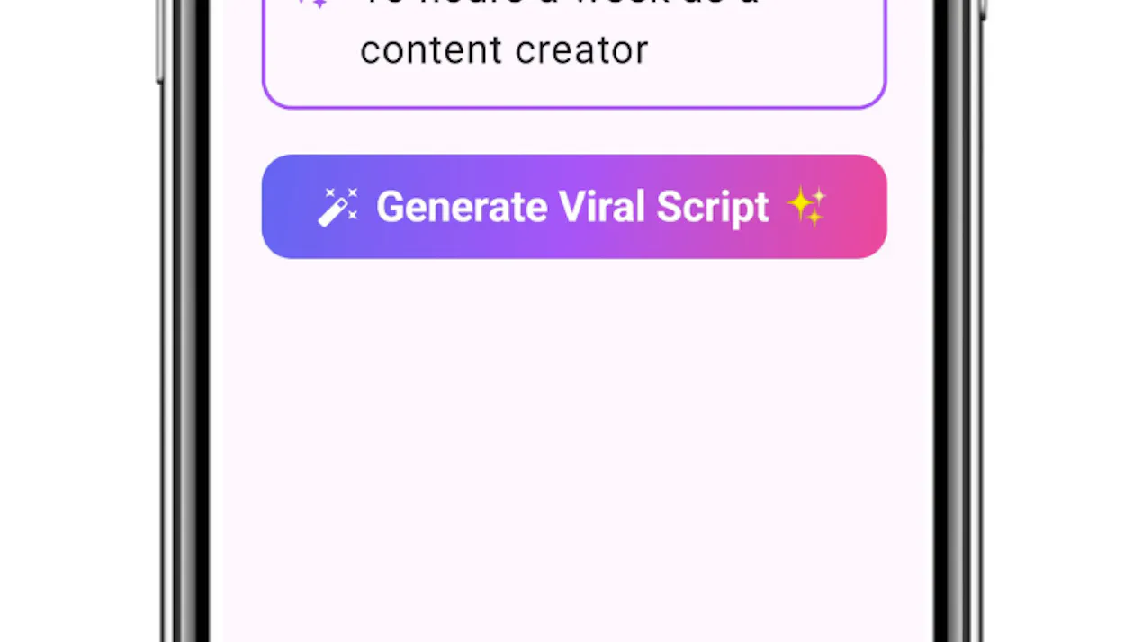 ViralScript AI: Video Writer product
