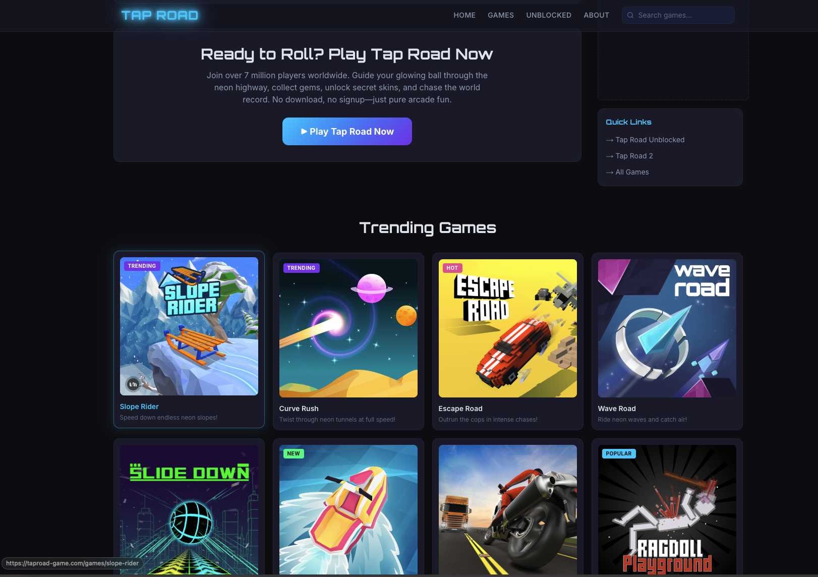Tap Road Game gallery image