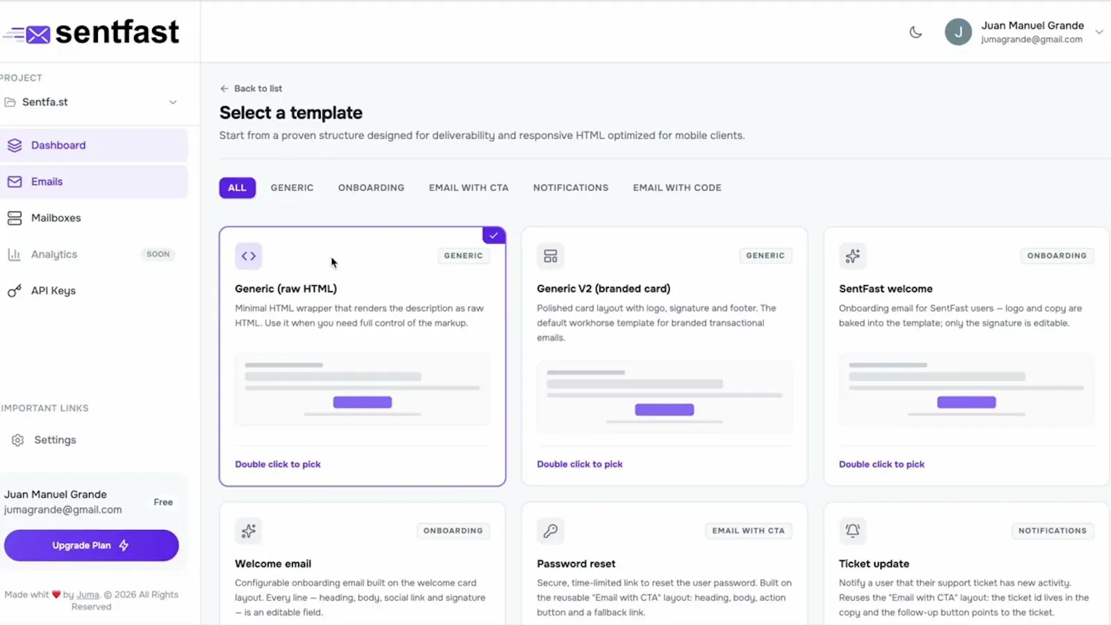 SentFast screenshot 1 (video preview)