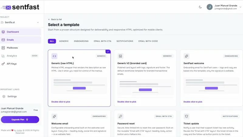 SentFast screenshot 1 (video preview)
