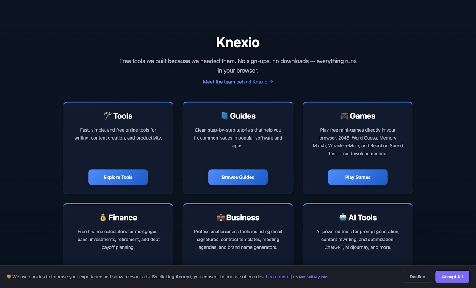 Knexio screenshot 2