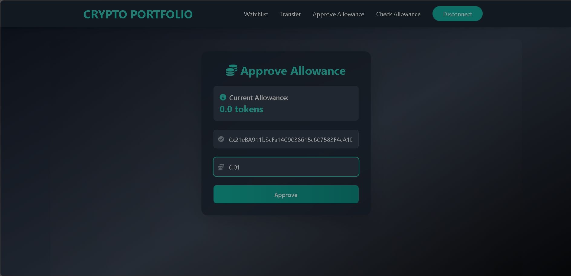 Crypto Portfolio gallery image