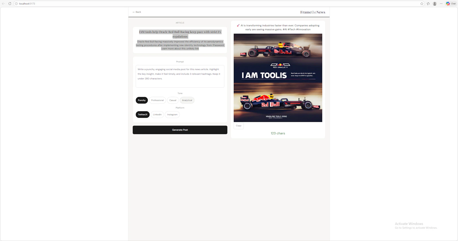 FrameTheNews screenshot 3