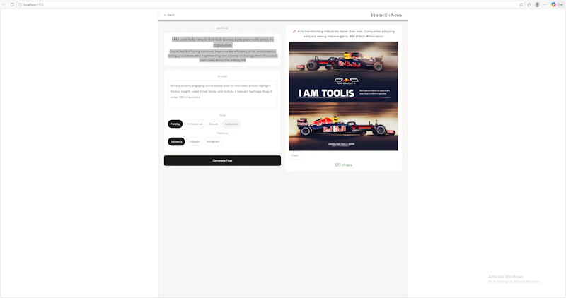 FrameTheNews screenshot 3