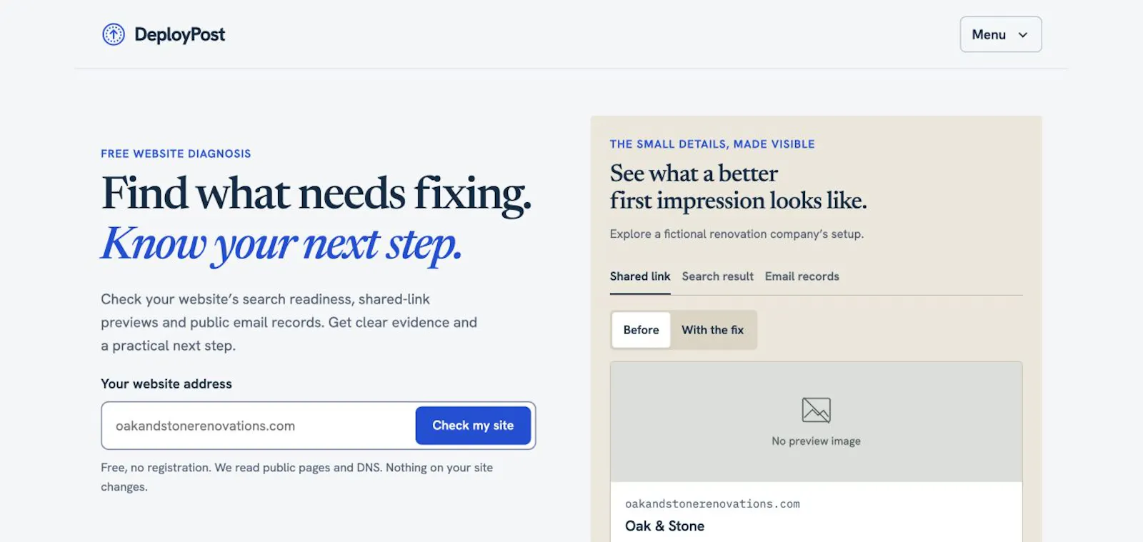 DeployPost screenshot 1