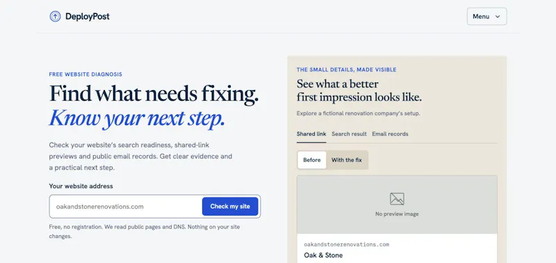 DeployPost screenshot 1