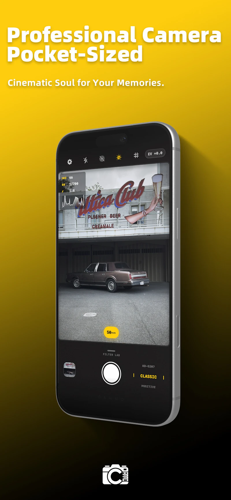 Cammo: Film Camera & Darkroom screenshot 1
