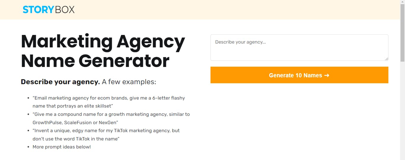 Marketing Agency Name Generator media 1