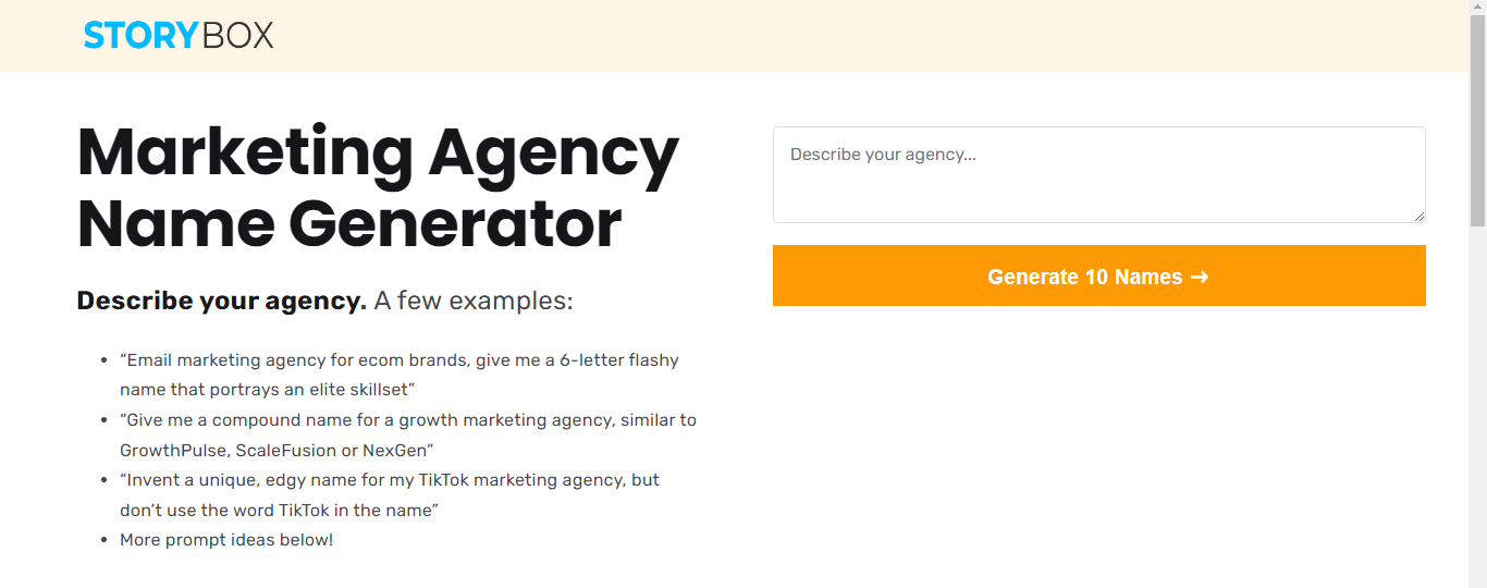 Marketing Agency Name Generator media 1