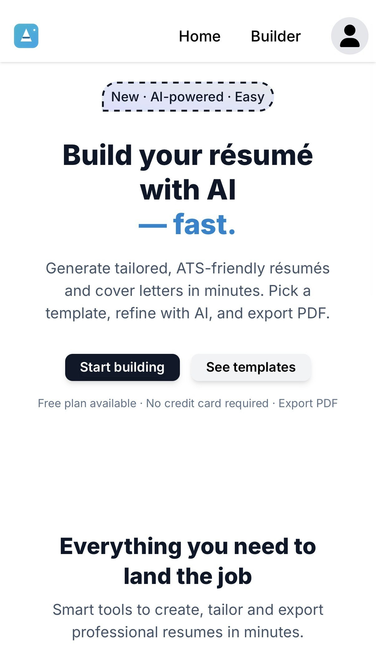 AIResumeBuilder gallery image