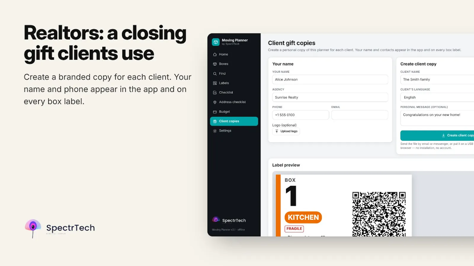 Moving Planner with QR Box Labels screenshot 8