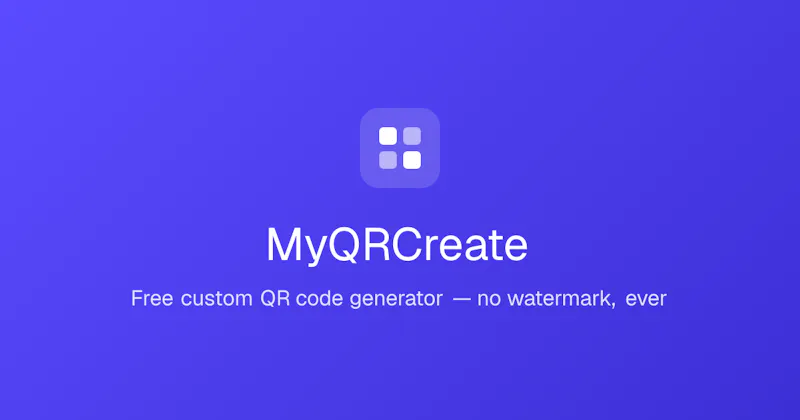 MyQRCreate screenshot 1