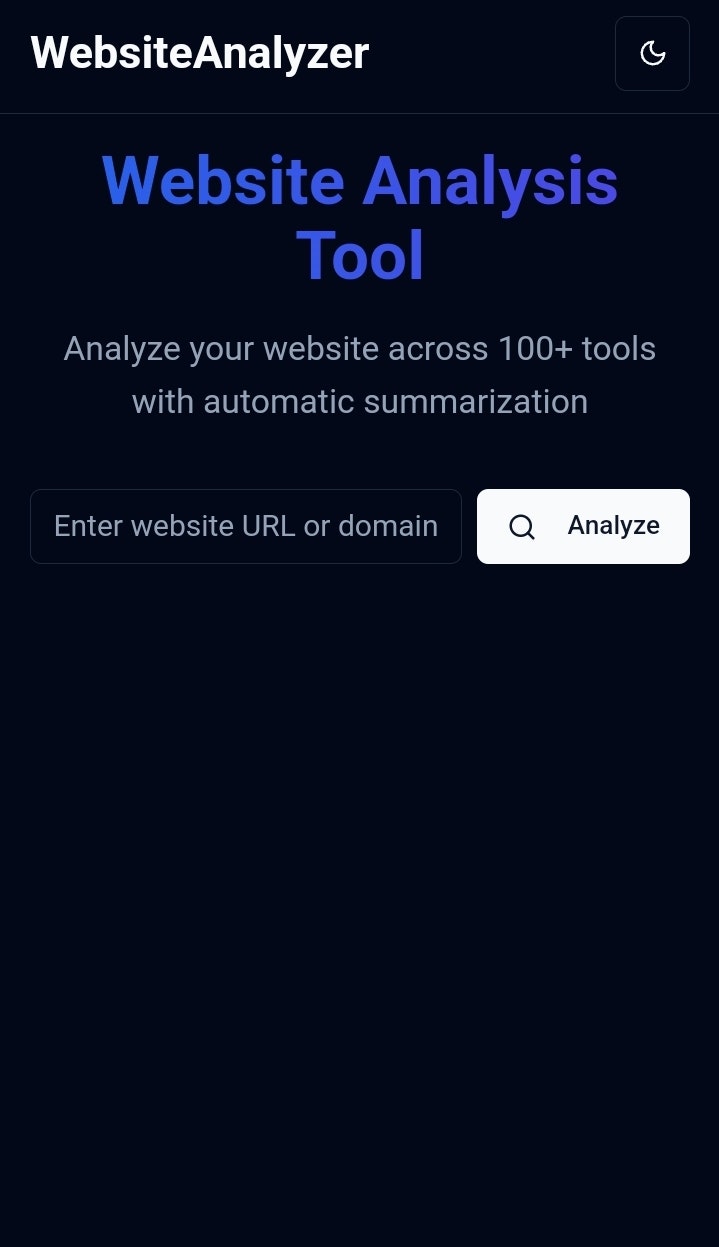 ウェブサイトのテスト結果アナライザーメディア3