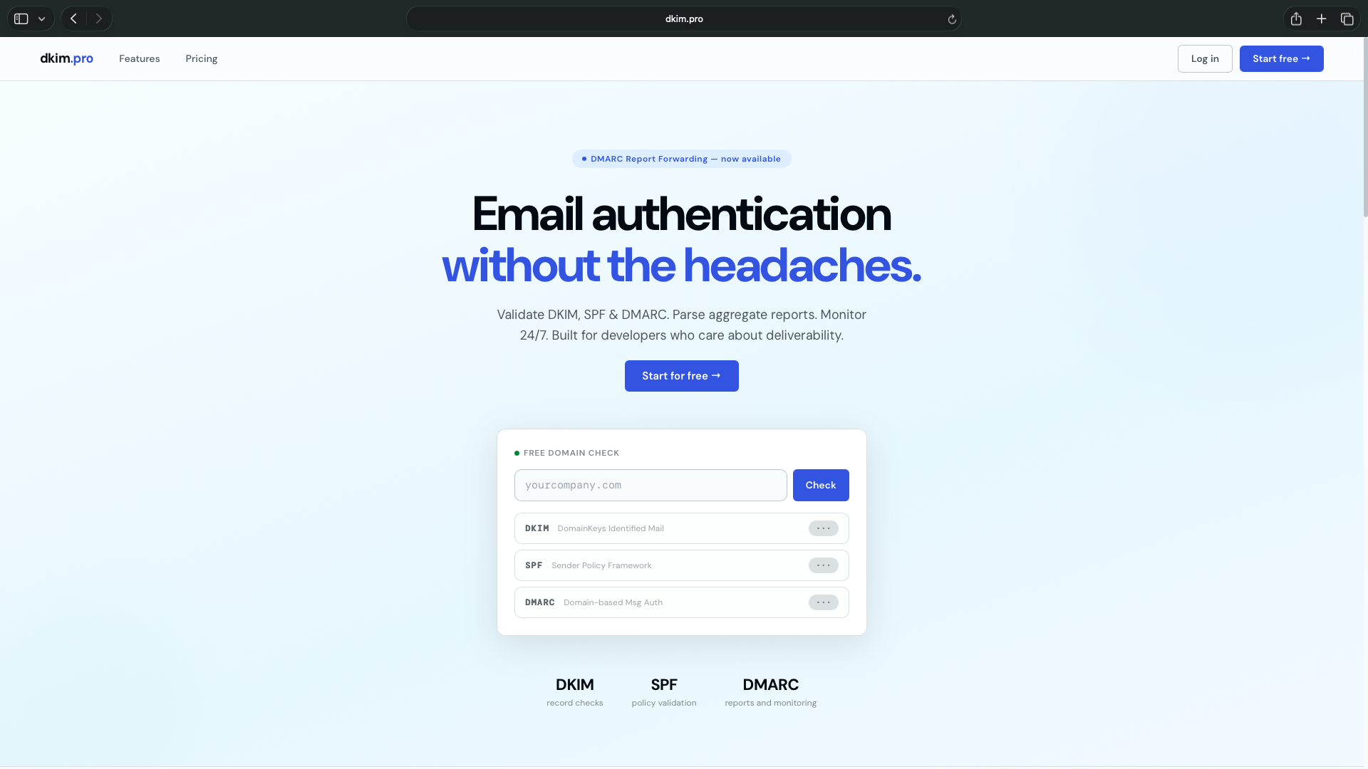 DKIM.pro gallery image