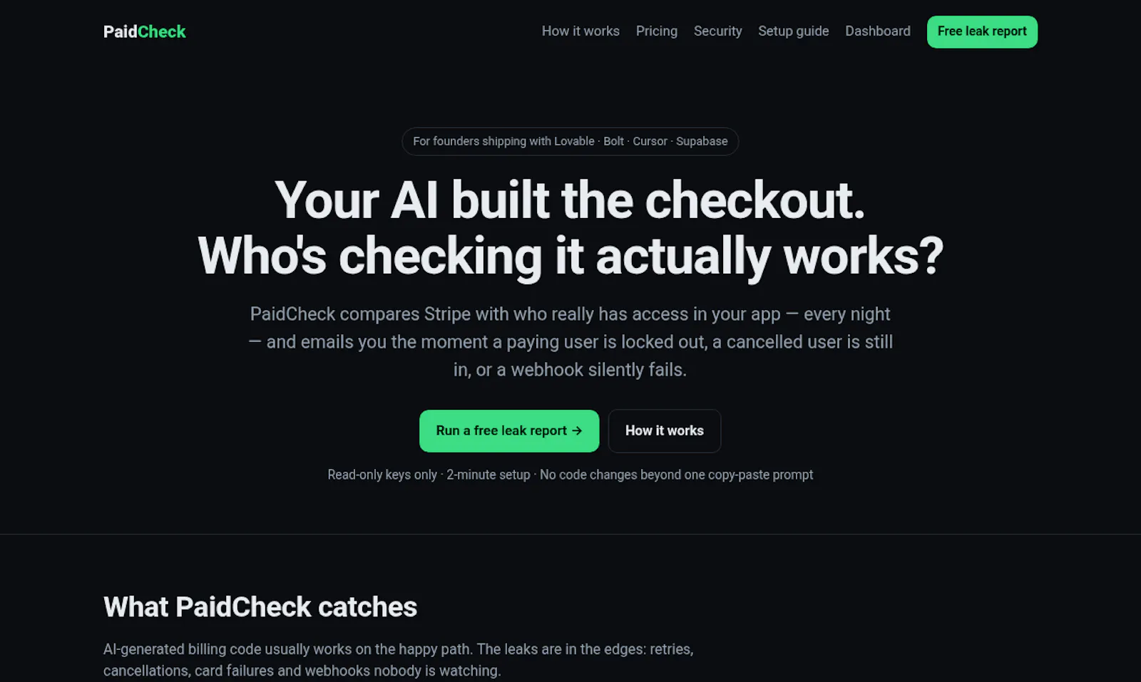 PaidCheck screenshot 1