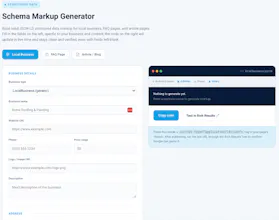 JSON-LD Schema Markup Generator gallery image