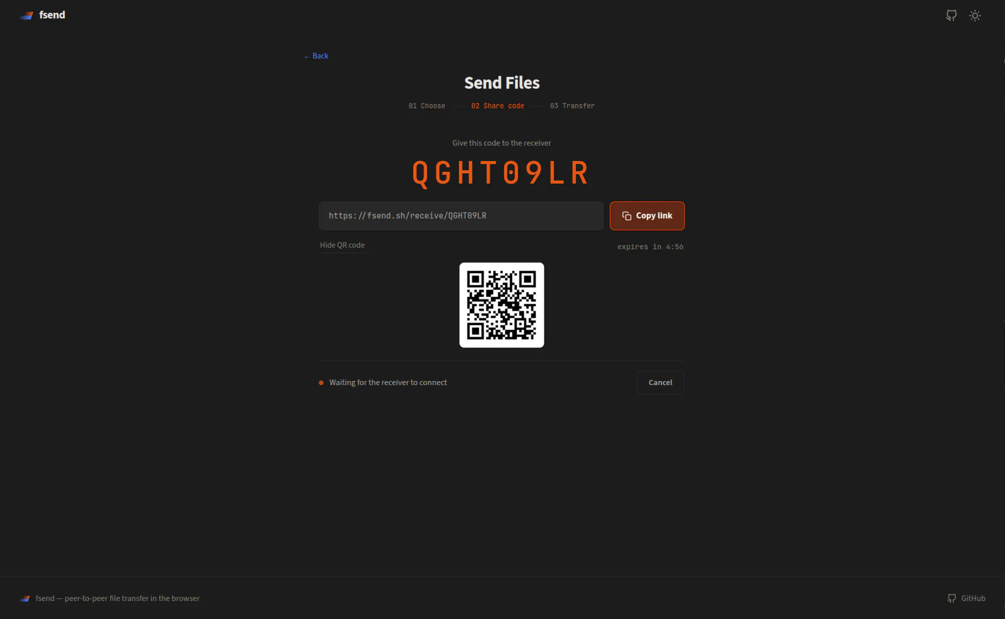 fsend.sh gallery image