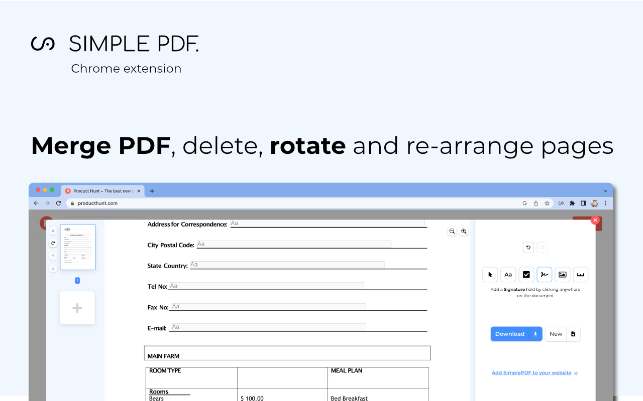 Simplepdf voor chroom media 4