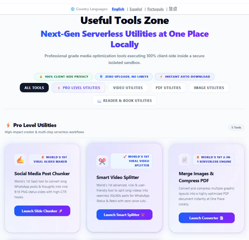 Useful Tools Zone screenshot