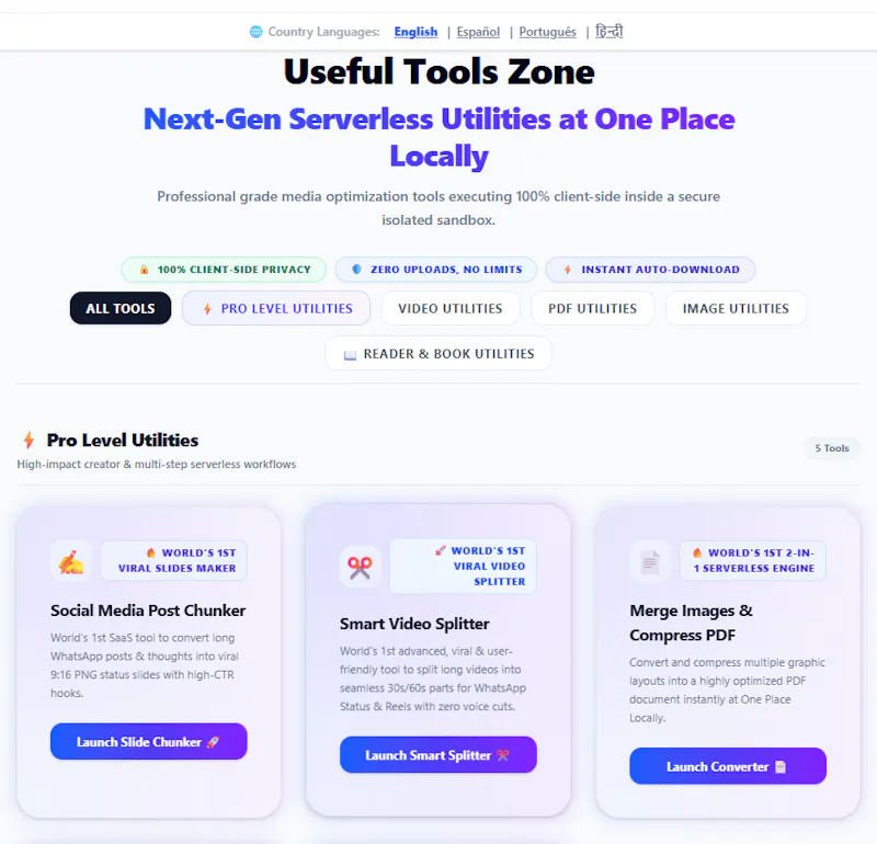 Useful Tools Zone screenshot 1