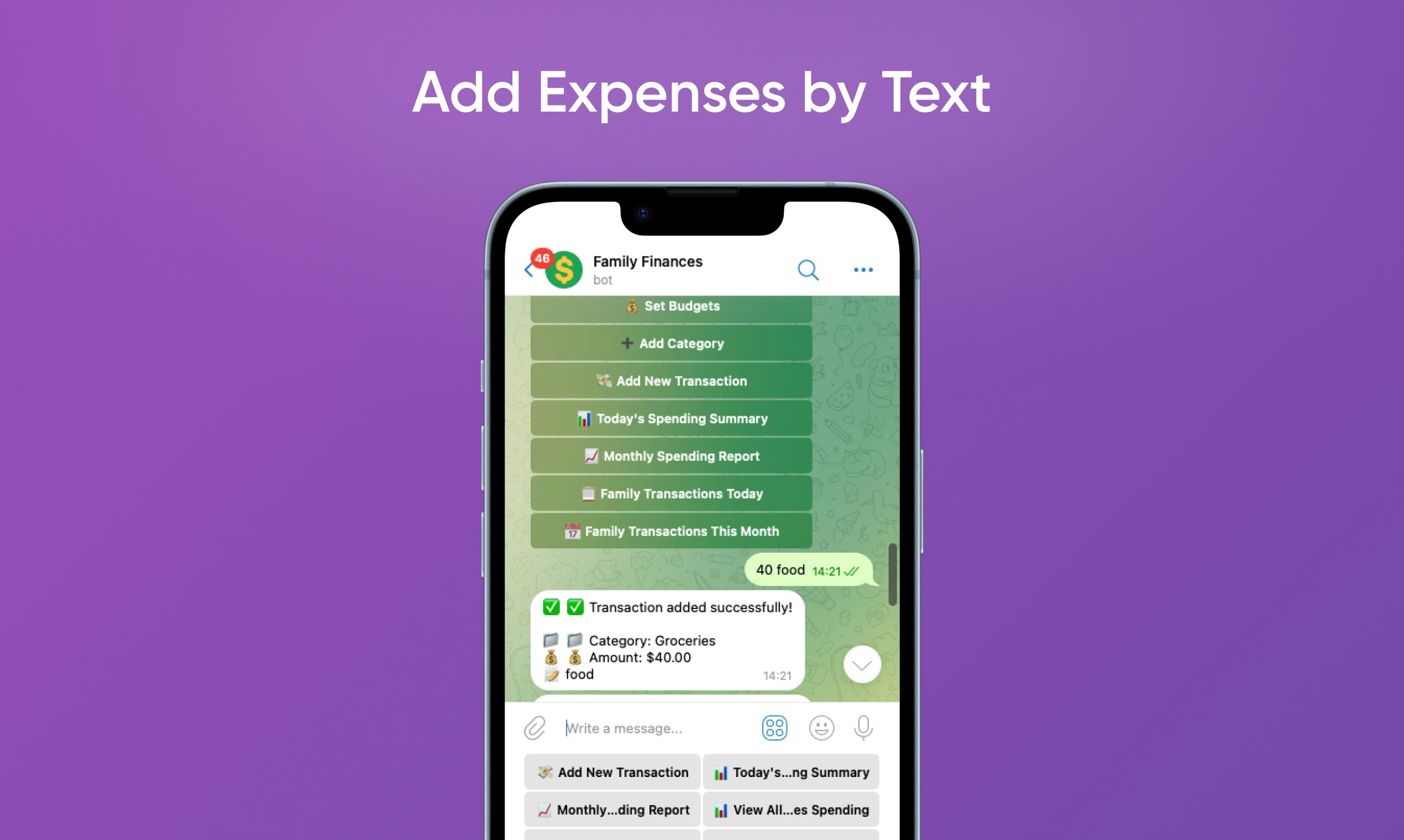 Family Finance Tracking Bot gallery image