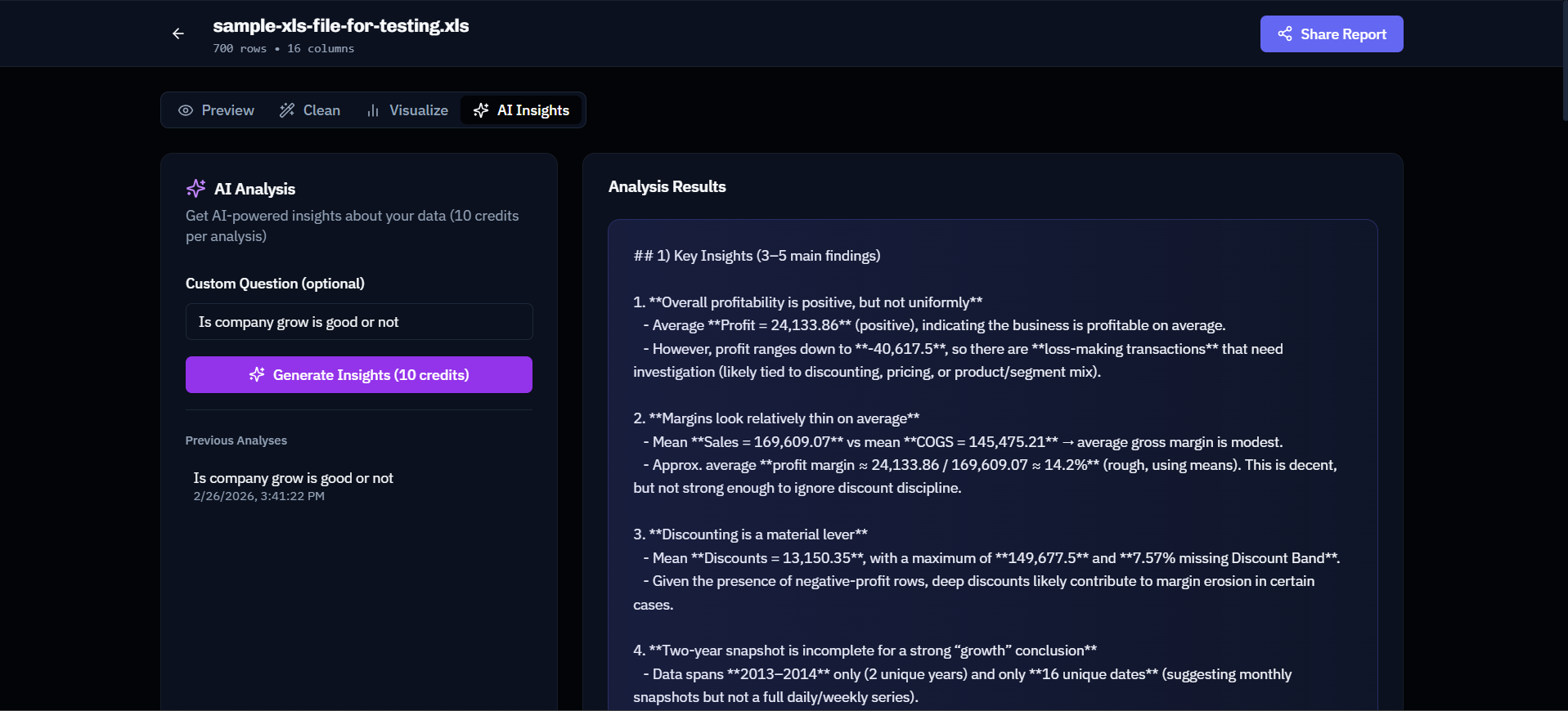 ClevrData - Screenshot 4 showing product features and functionality