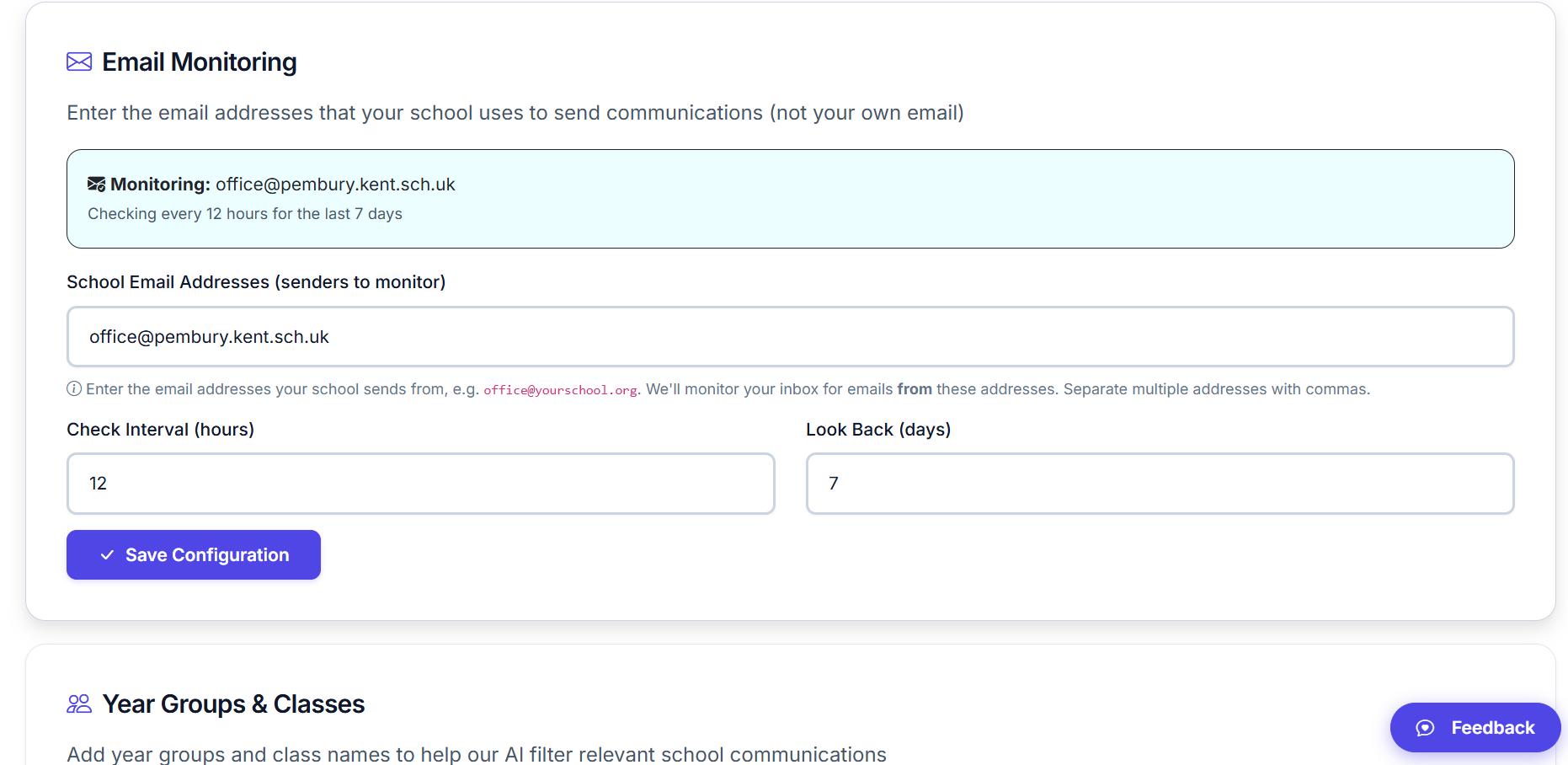 Family Sync Public Launch - Screenshot 3 showing product features and functionality