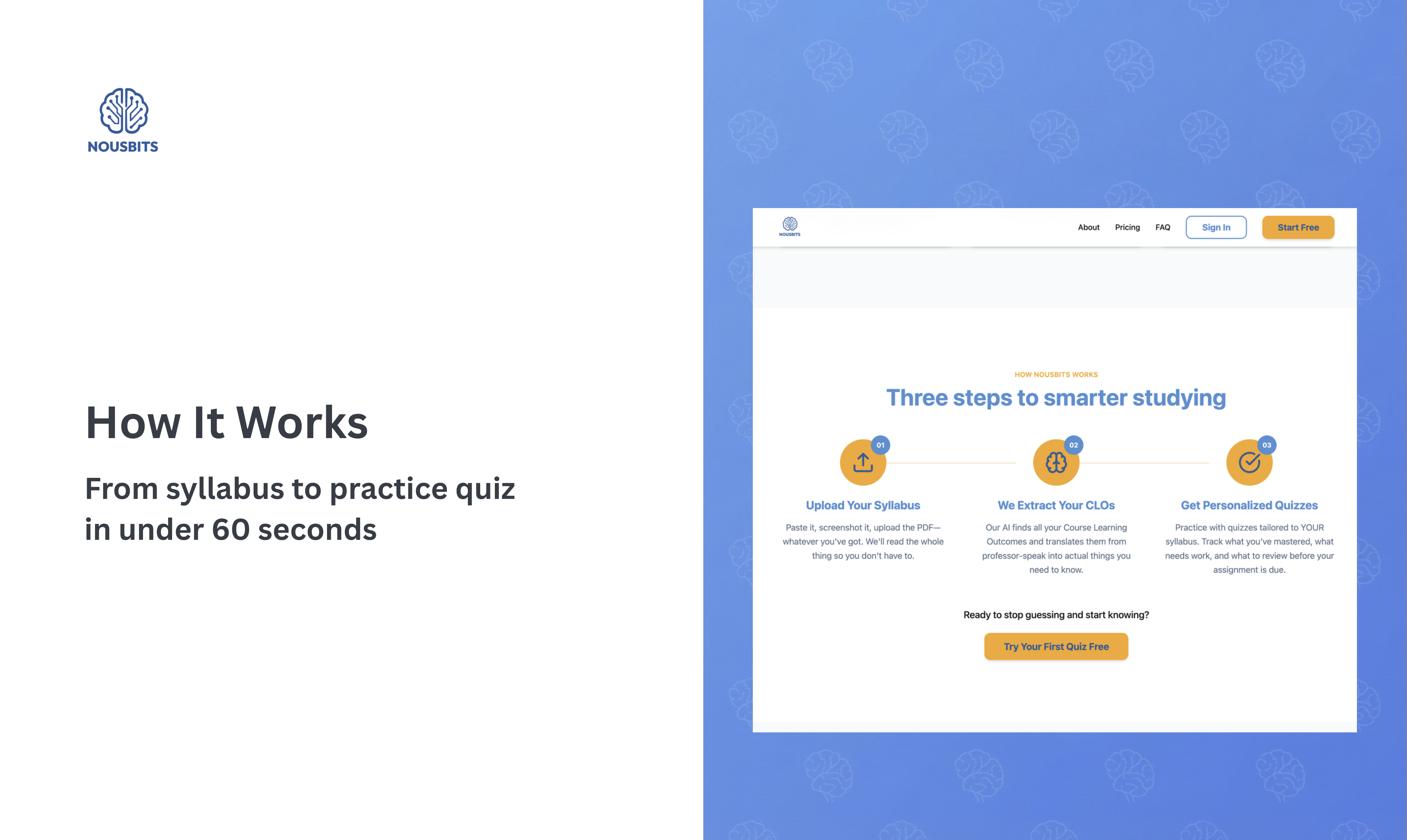 Nousbits - Screenshot 2 showing product features and functionality