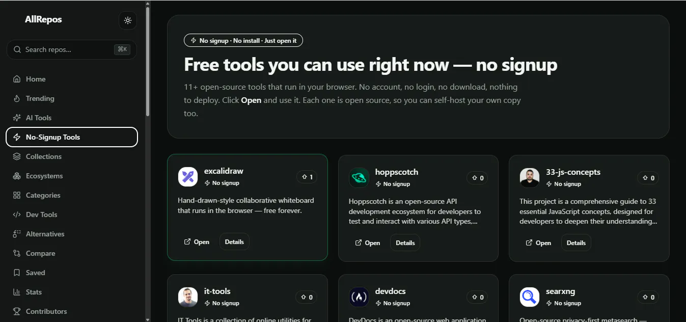 AllRepos gallery image