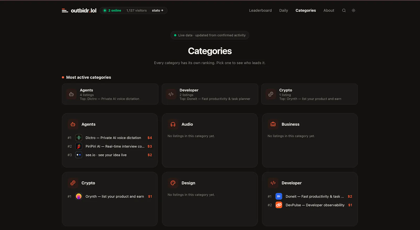 Outbidr.lol screenshot 3