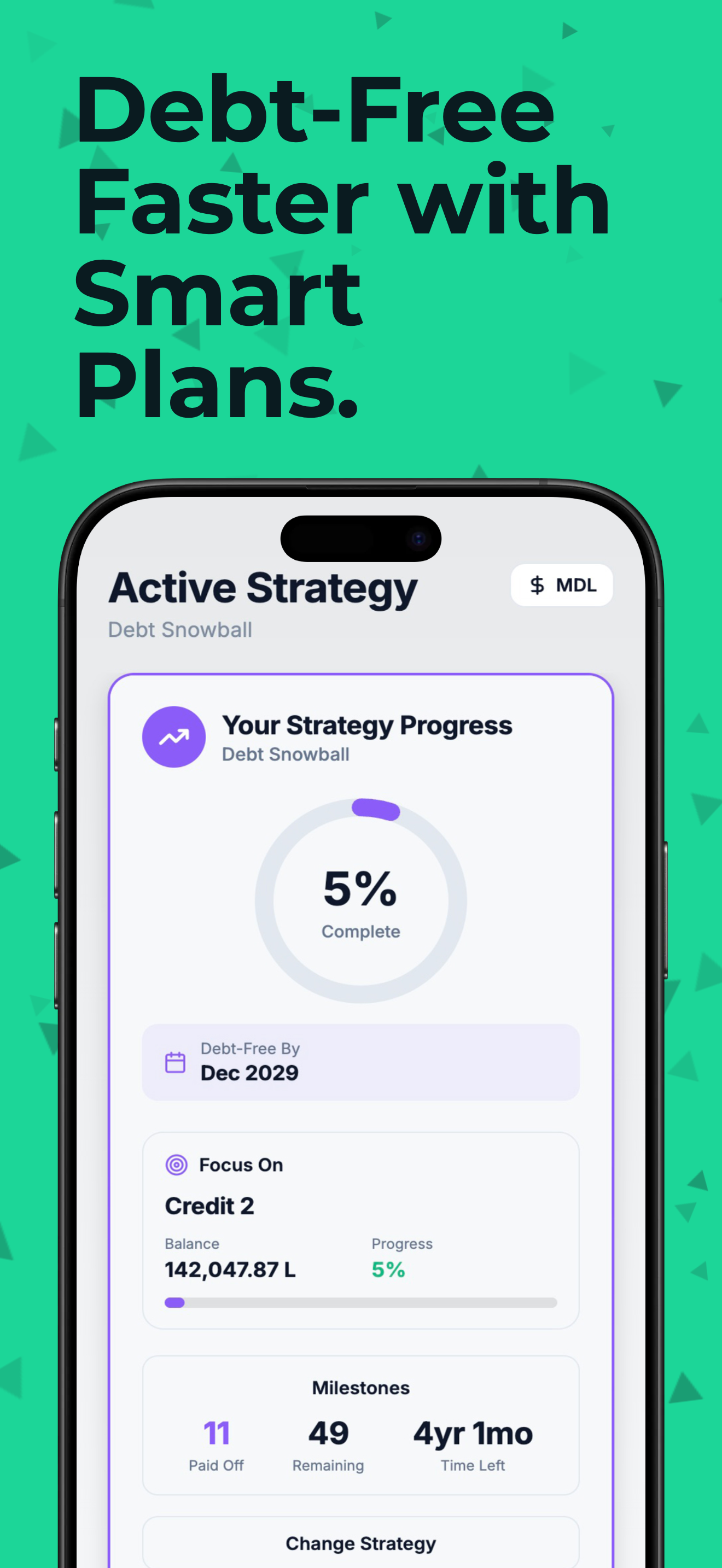 TinyDebt - Screenshot 5 showing product features and functionality