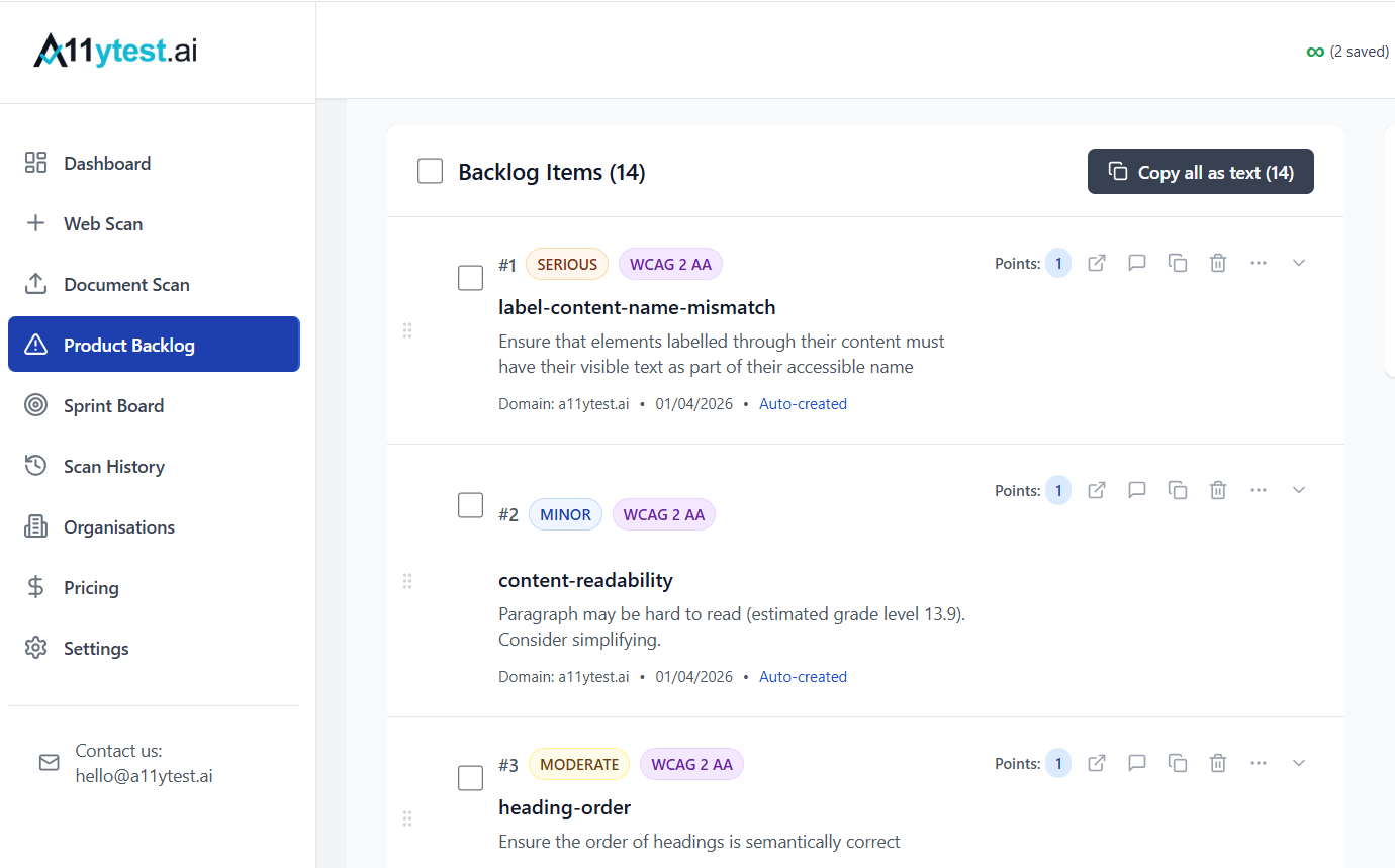 a11ytest.ai gallery image