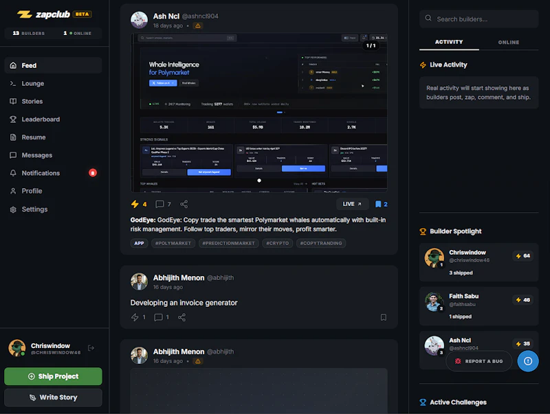 ZAPCLUB screenshot 1