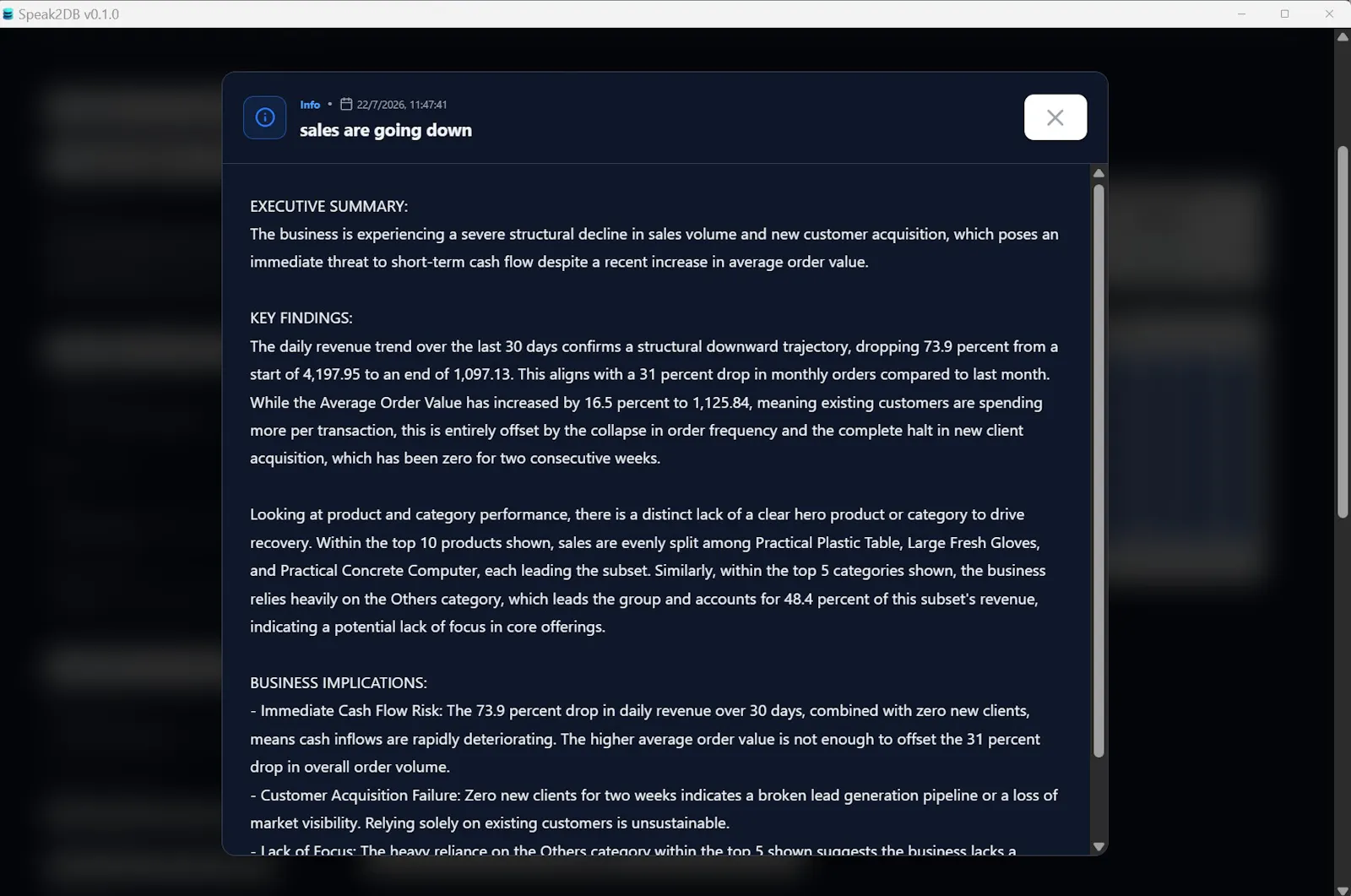 Speak2DB screenshot 5