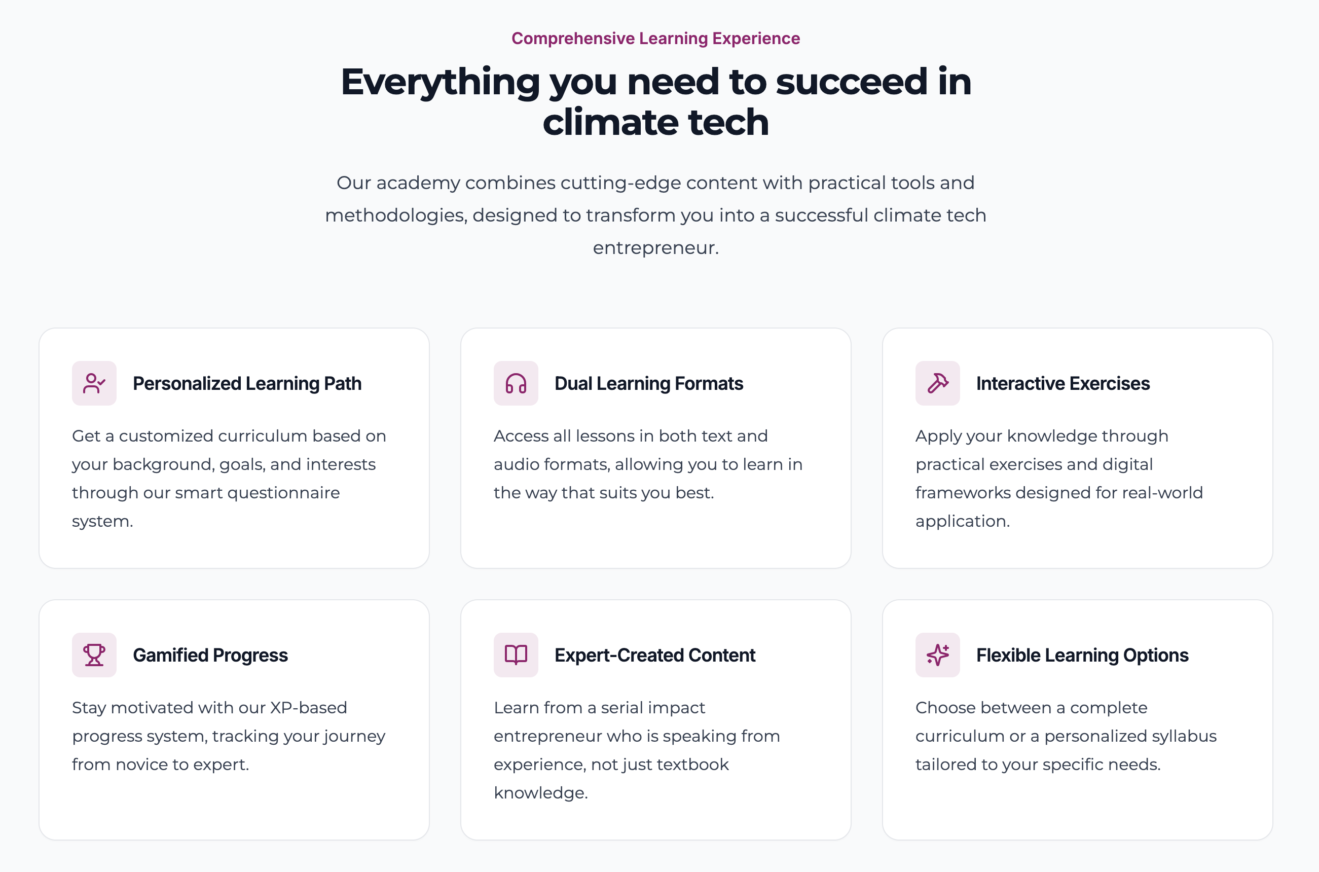 Climestart - Become a climate tech founder in 105 lessons media 3