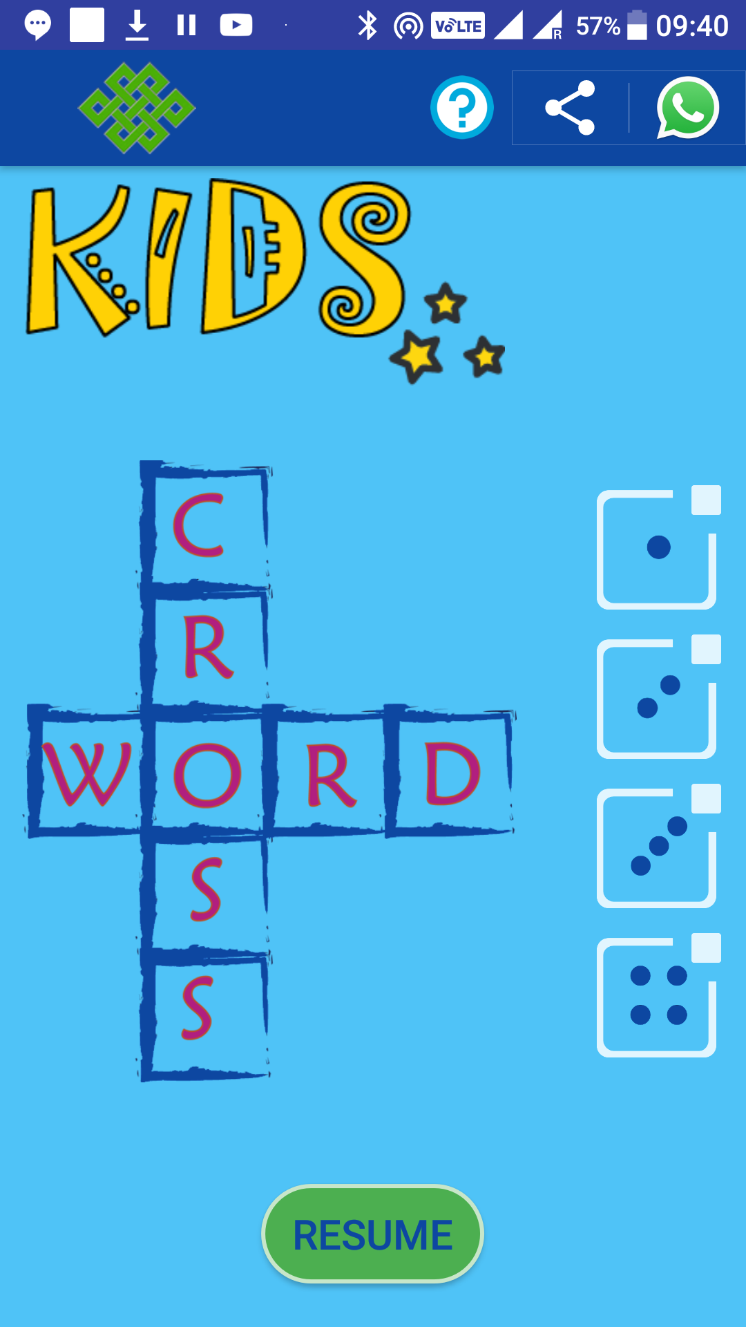 Kids crossword gallery image