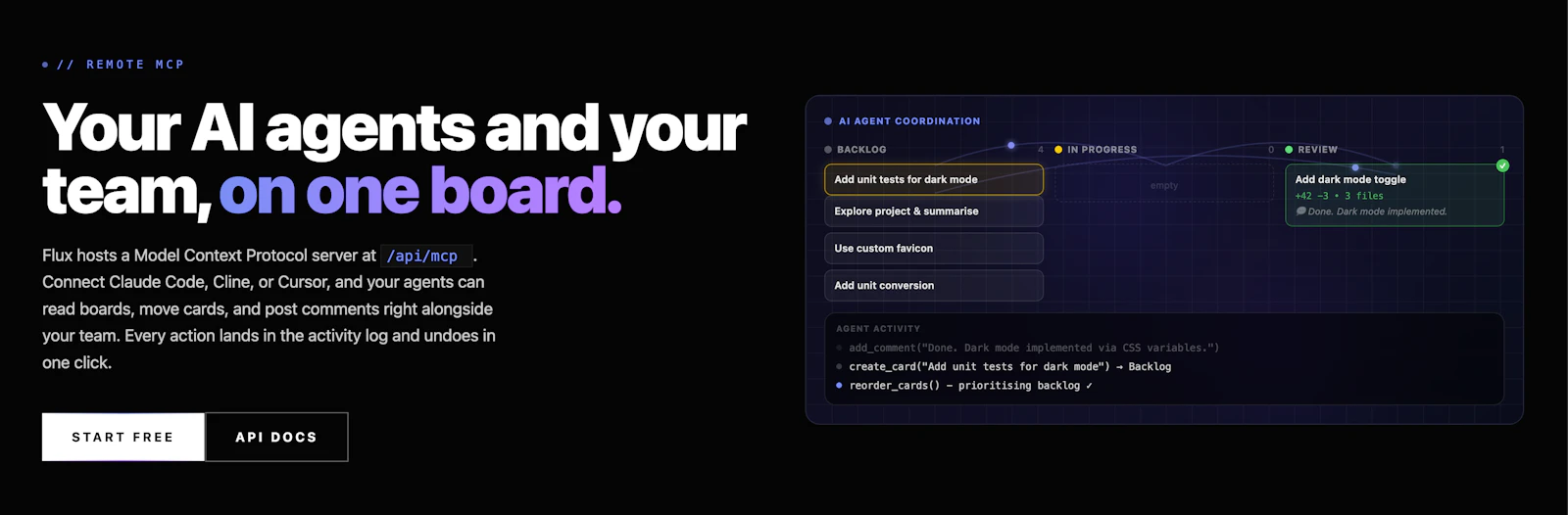 Flux Board screenshot 2