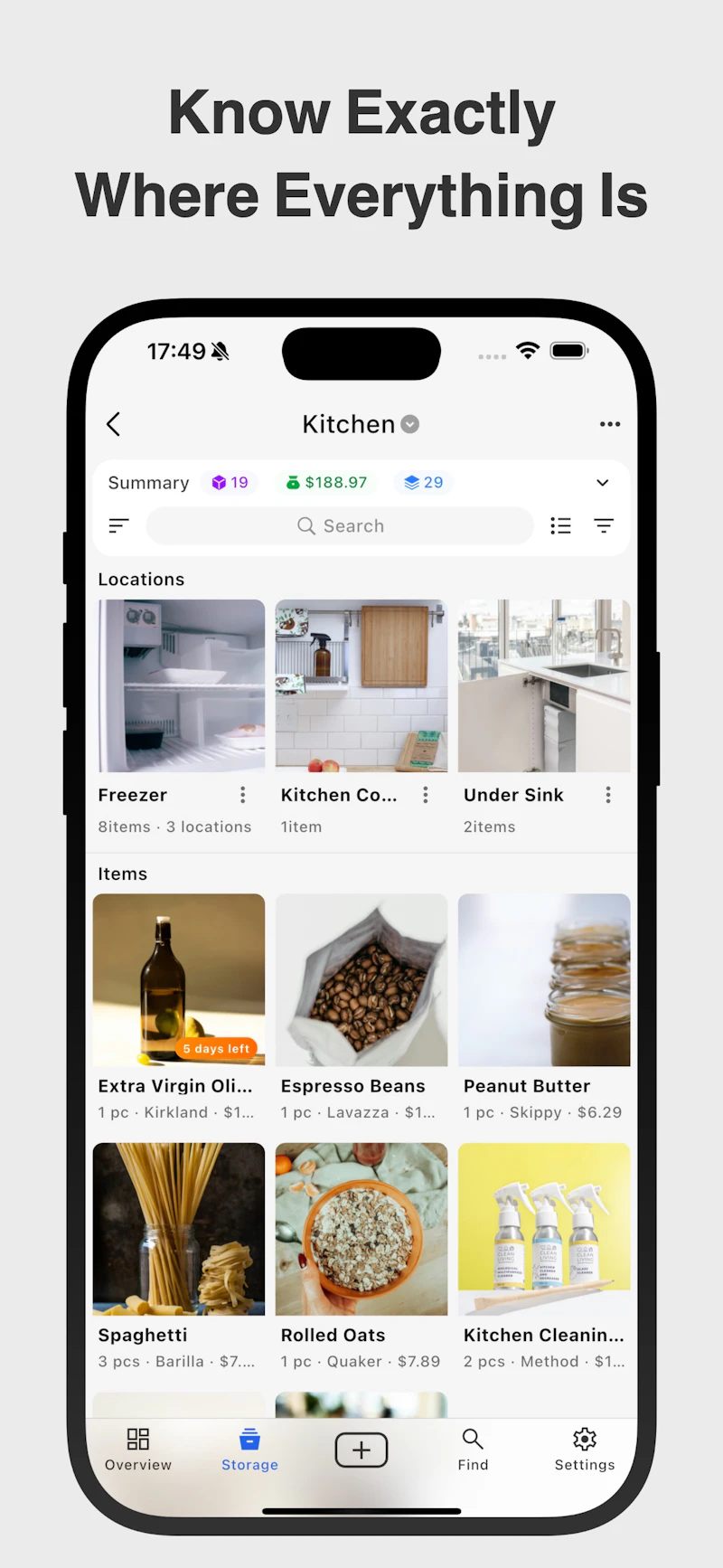 NestStow: Home Inventory screenshot 1