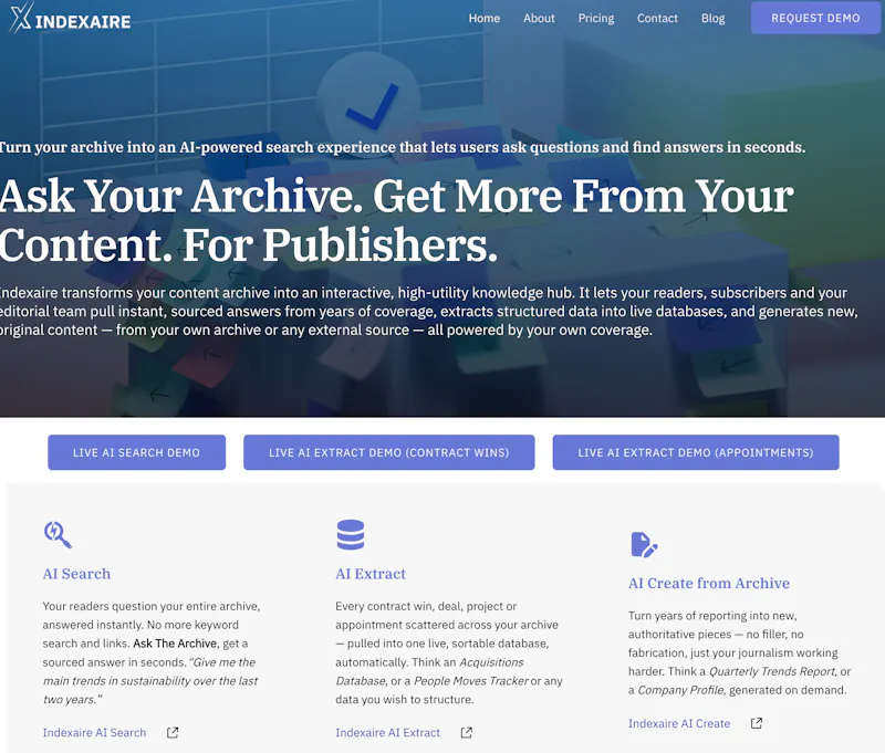Indexaire screenshot 1