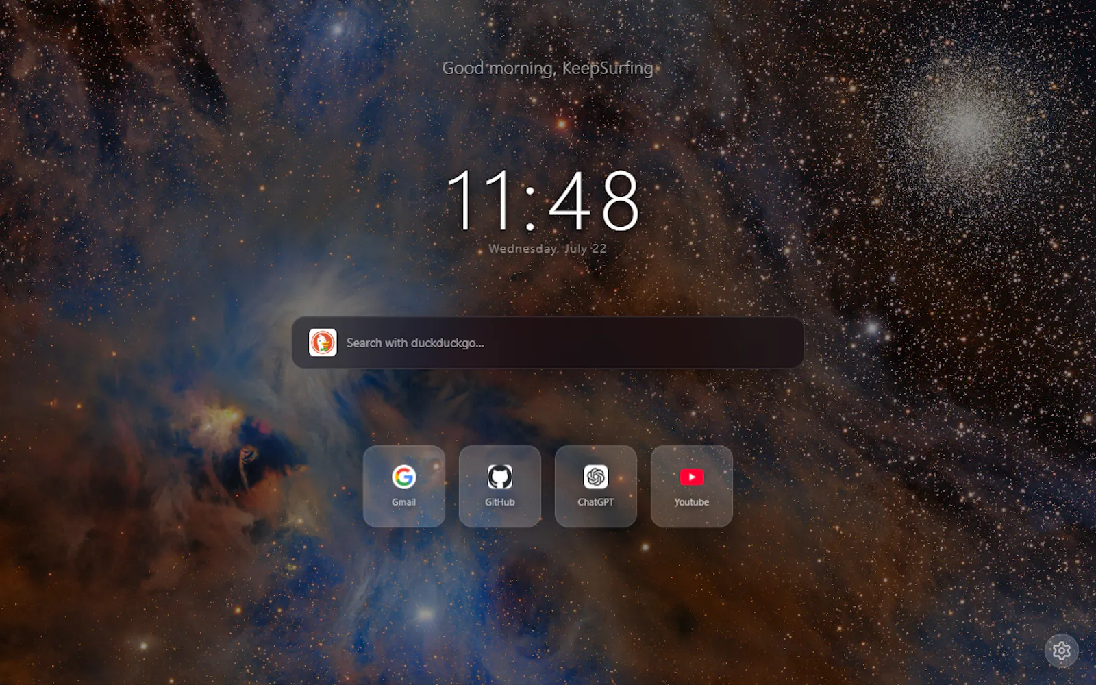 Tabrise — Your custom new tab screenshot 2