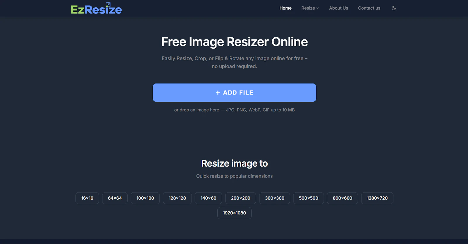 Free Image Resizer Online screenshot 2