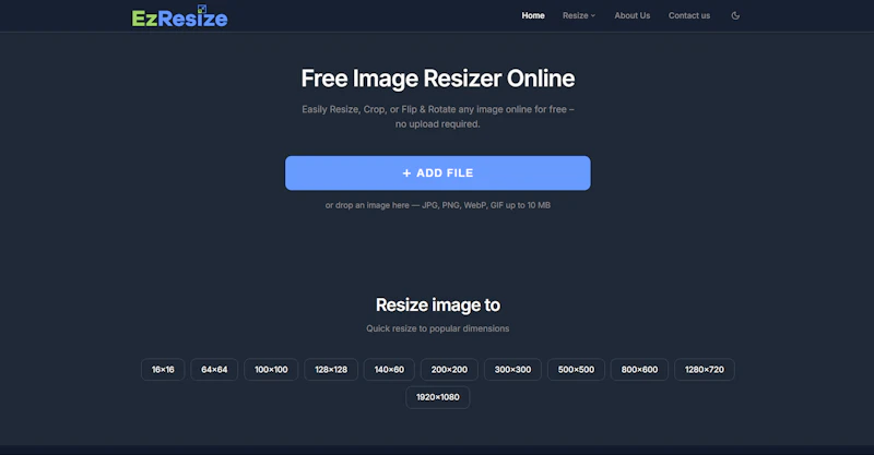 Free Image Resizer Online screenshot 2