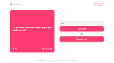 AI Pickup Lines Generator gallery image