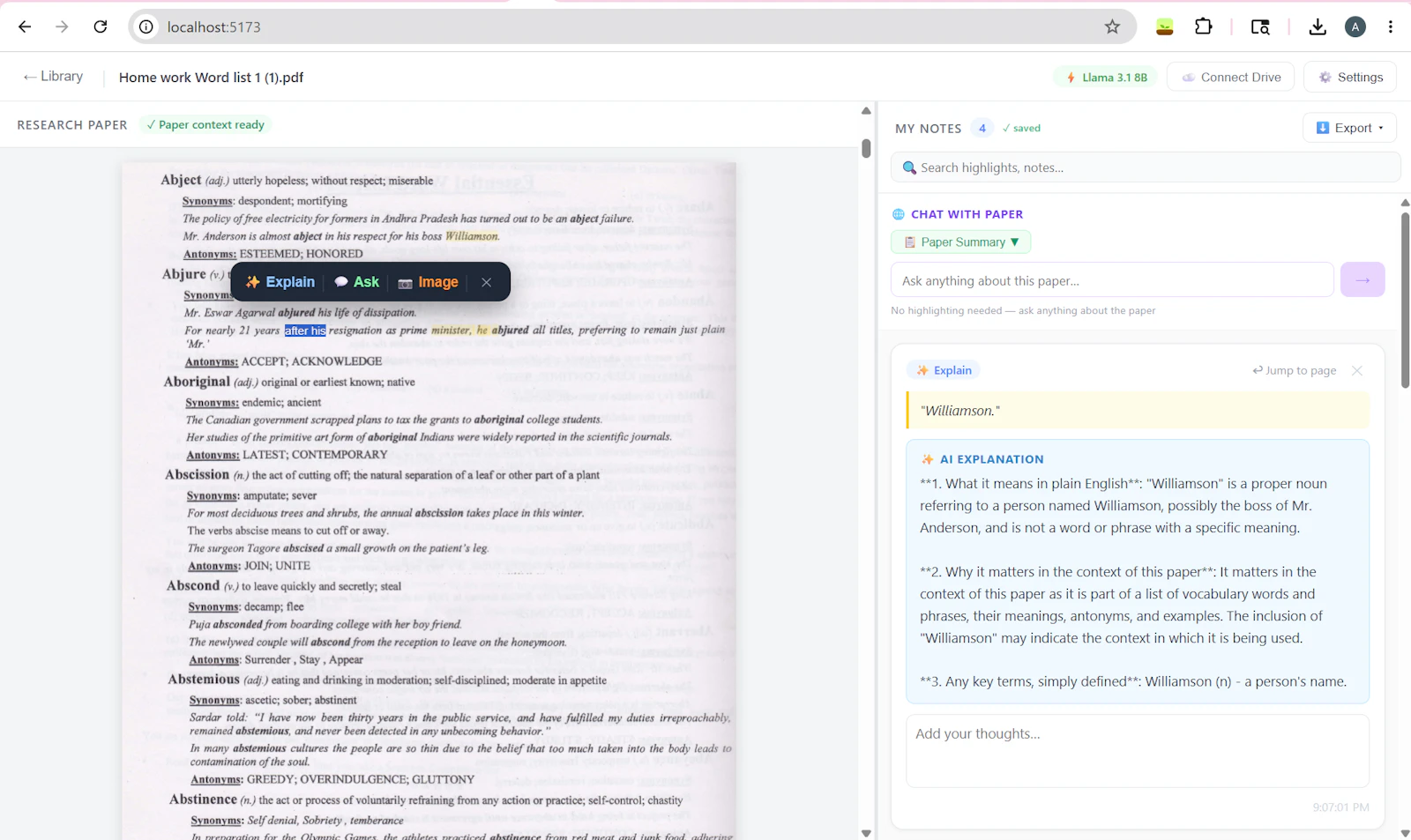  Research Notes screenshot 6