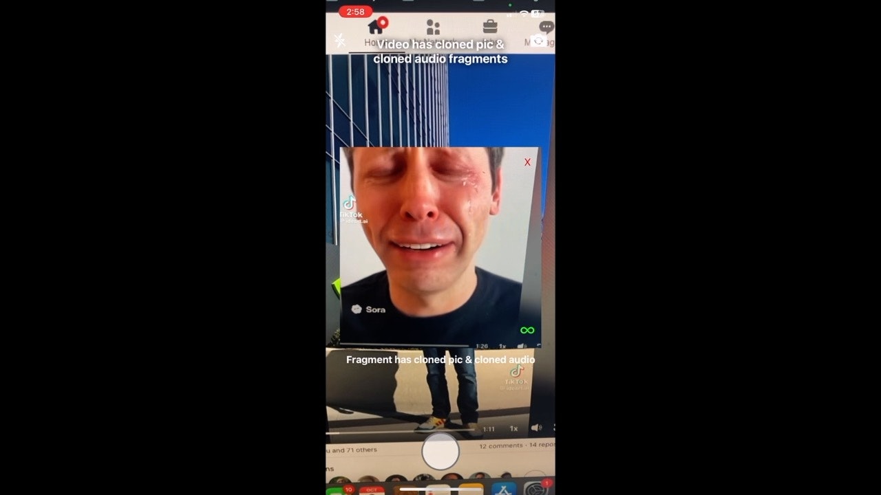 Flag AI generated videos (Sora2, Veo3..) logo