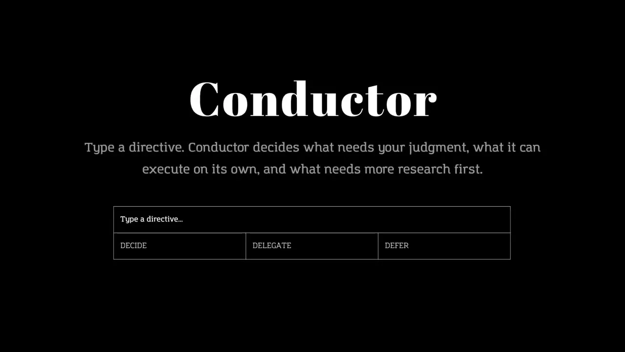 Conductor by Min15x - The Founder OS gallery image
