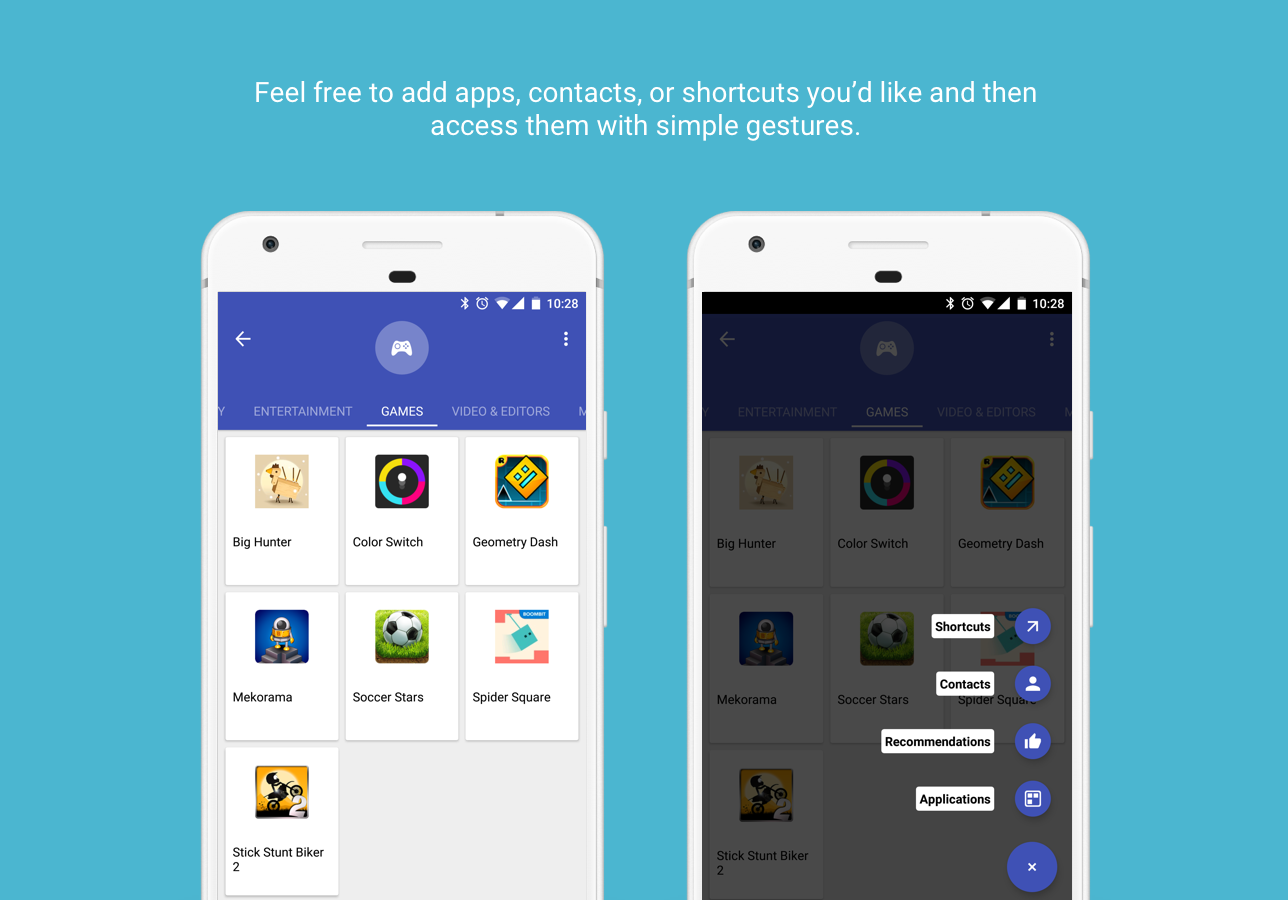 9 Cards V.2, an open source launcher gallery image
