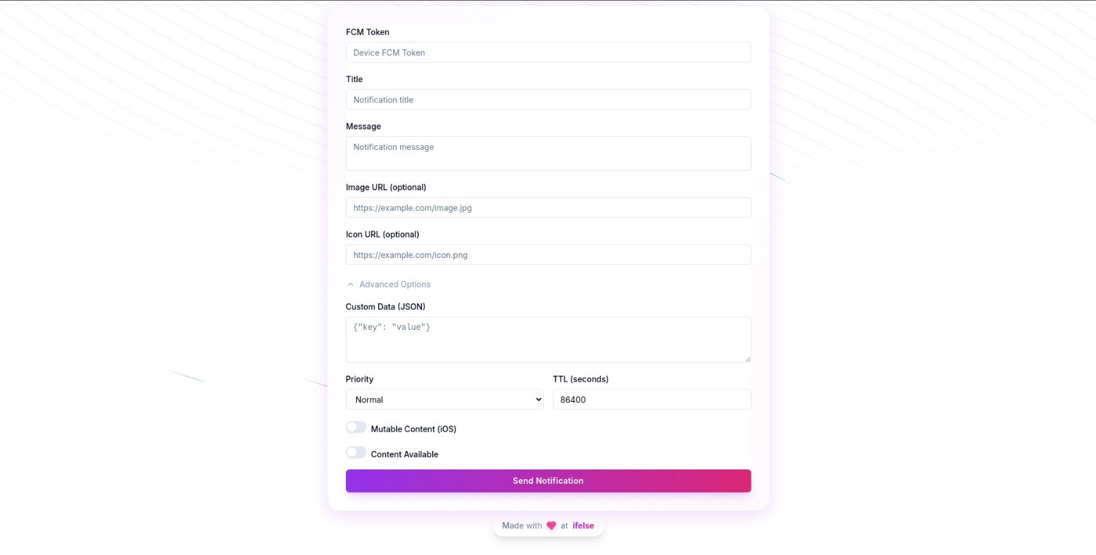 pushilot - เครื่องมือทดสอบ Firebase Cloud Messaging (FCM) media 3